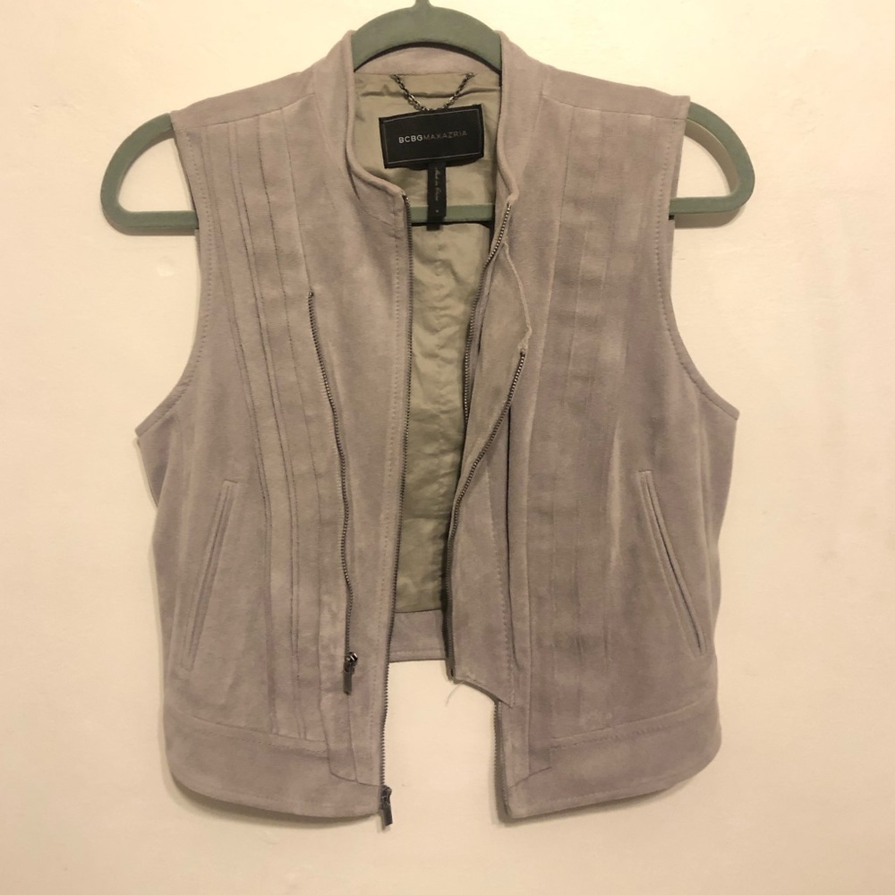 ❗️BCBGMAXAZRIA suede vest❗️